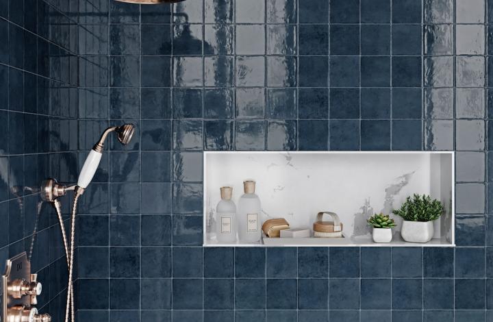 Матовый Ribesalbes Керамогранит Bright Fiordo 10х20 в интерьере