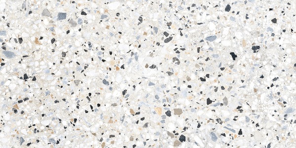 Лаппатированный Alma Ceramica Керамогранит GFA114TRZ07L Terrazzo 57х114 в интерьере