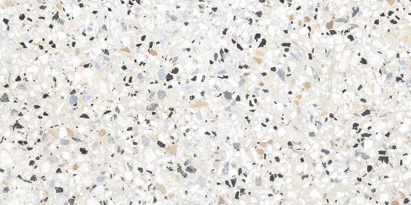 Лаппатированный Alma Ceramica Керамогранит GFA114TRZ07L Terrazzo 57х114 в интерьере