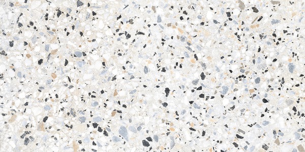 Лаппатированный Alma Ceramica Керамогранит GFA114TRZ07L Terrazzo 57х114 в интерьере