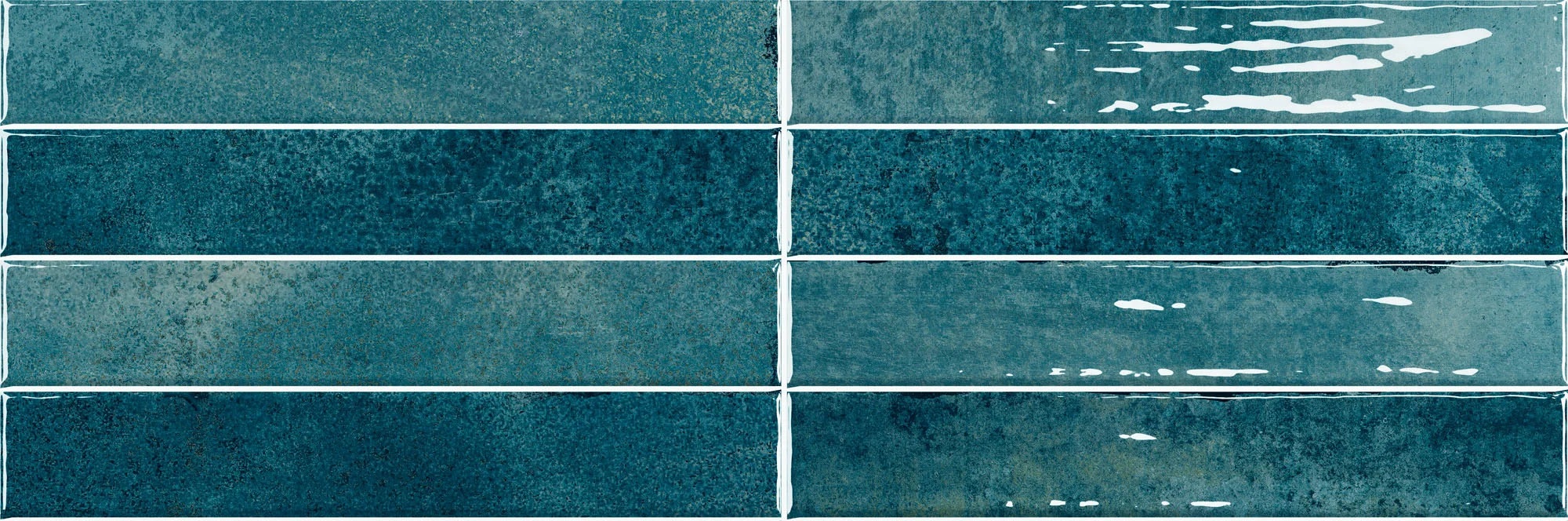 Настенная Dar Ceramics Плитка Nairobi Blue 5х30 в интерьере