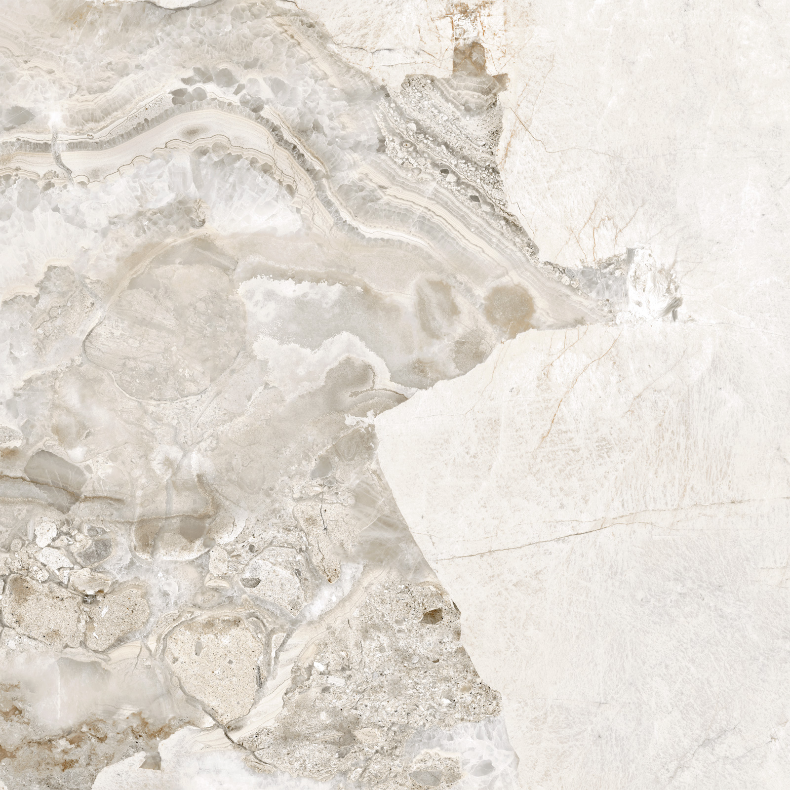 Delacora Керамогранит D60256М Seashell матовый 600х600x9.5 в интерьере