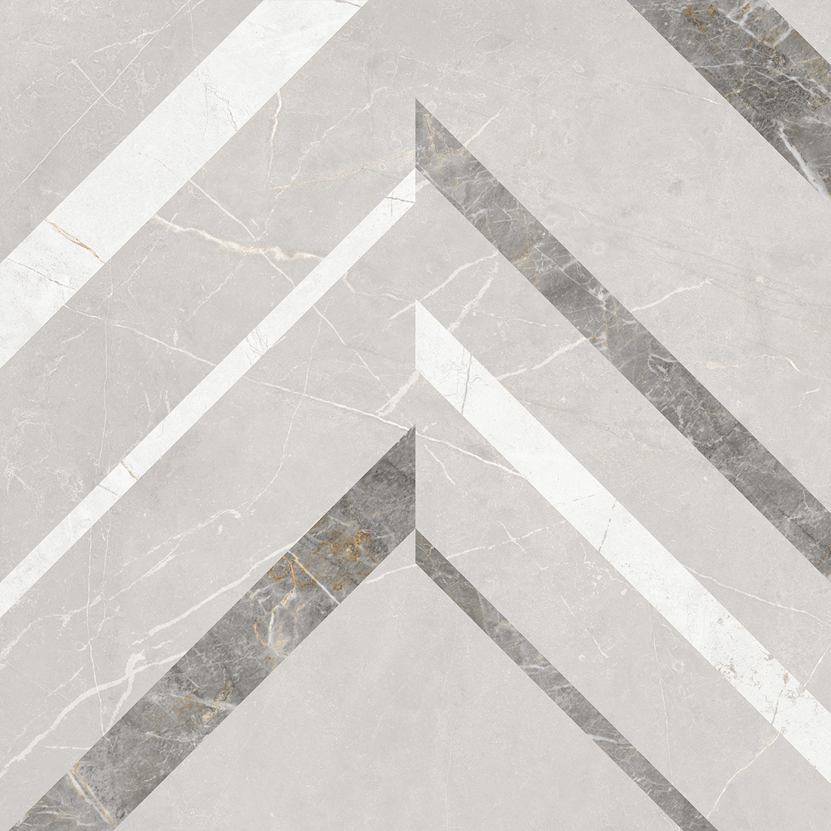Estima Керамогранит IM01 Improve Light Grey Полированный Рект. 60х60x10 в интерьере