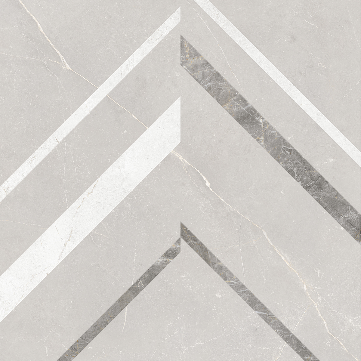 Estima Керамогранит IM01 Improve Light Grey Полированный Рект. 60х60x10 в интерьере