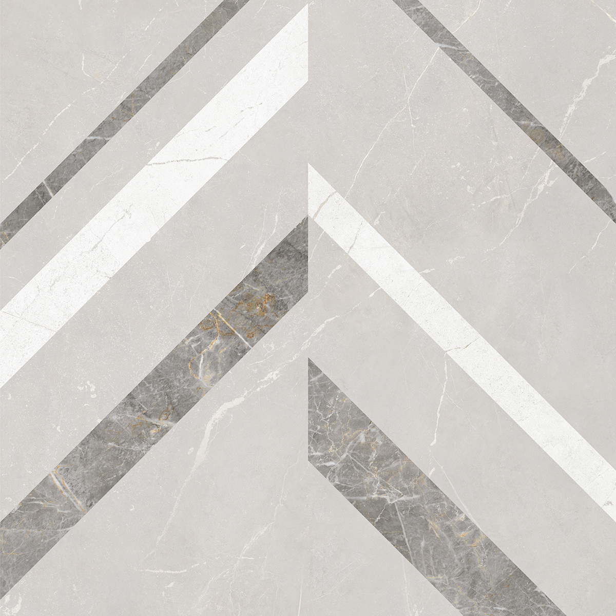 Estima Керамогранит IM01 Improve Light Grey Полированный Рект. 60х60x10 в интерьере