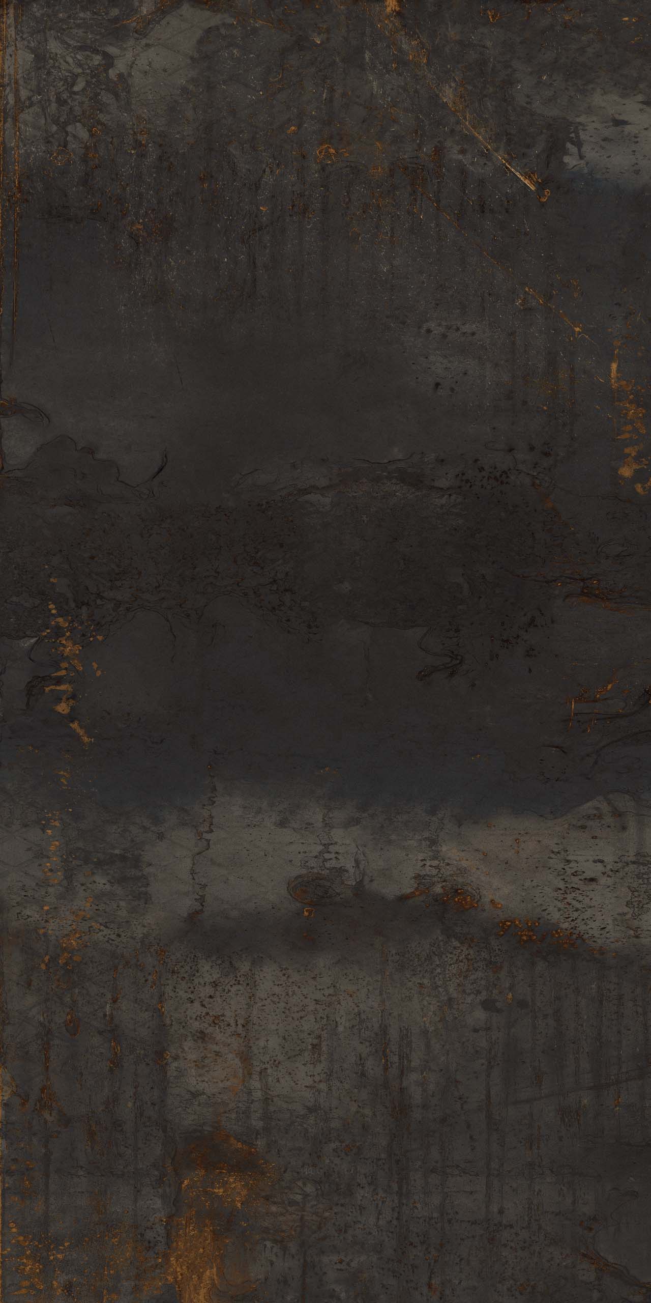 Матовый Estima Керамогранит TP02 Patina Black Неполированный Рект. 80х160x11 в интерьере