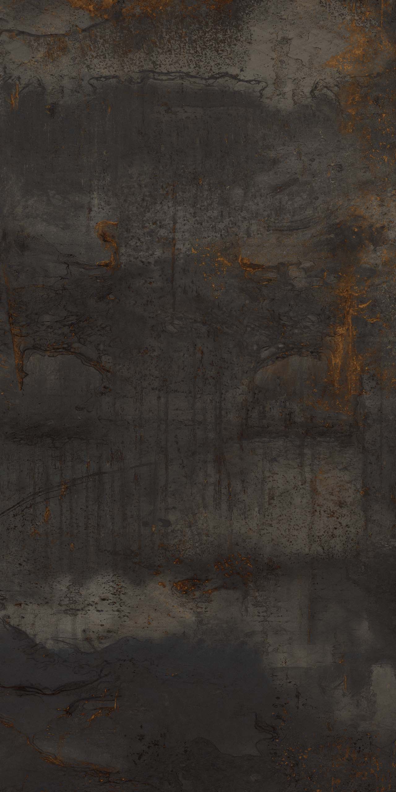Матовый Estima Керамогранит TP02 Patina Black Неполированный Рект. 80х160x11 в интерьере