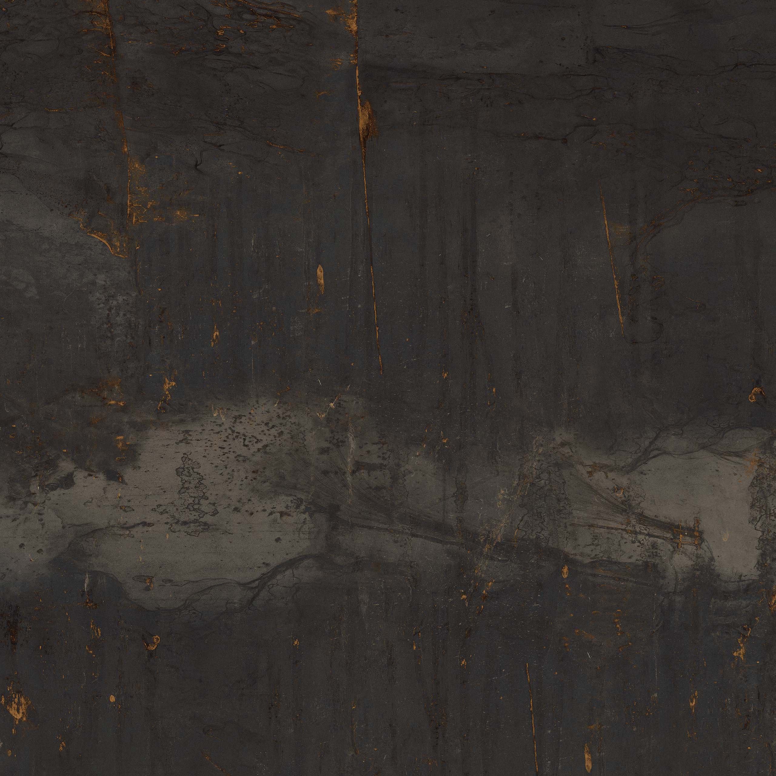 Матовый Estima Керамогранит TP02 Patina Black Неполированный Рект. 80х80x11 в интерьере