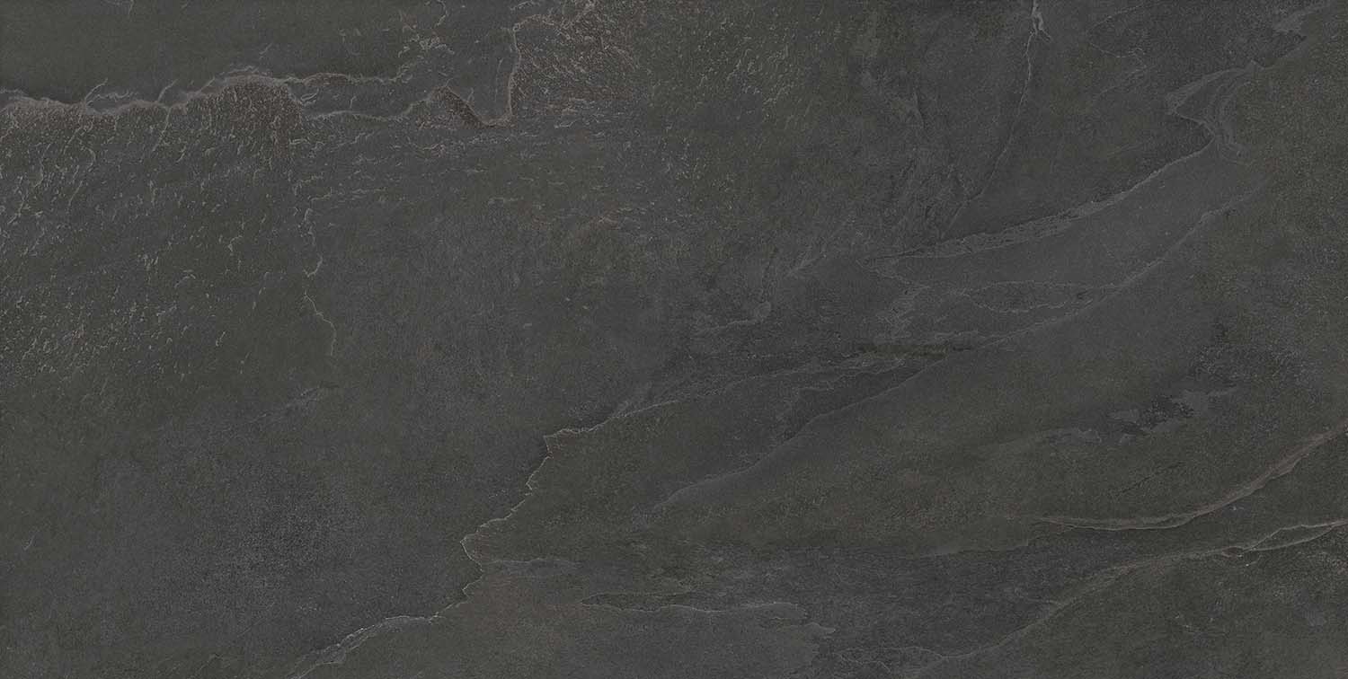 Матовый Geotiles Керамогранит Ardesia Black Matt Rect R11 60х120 в интерьере