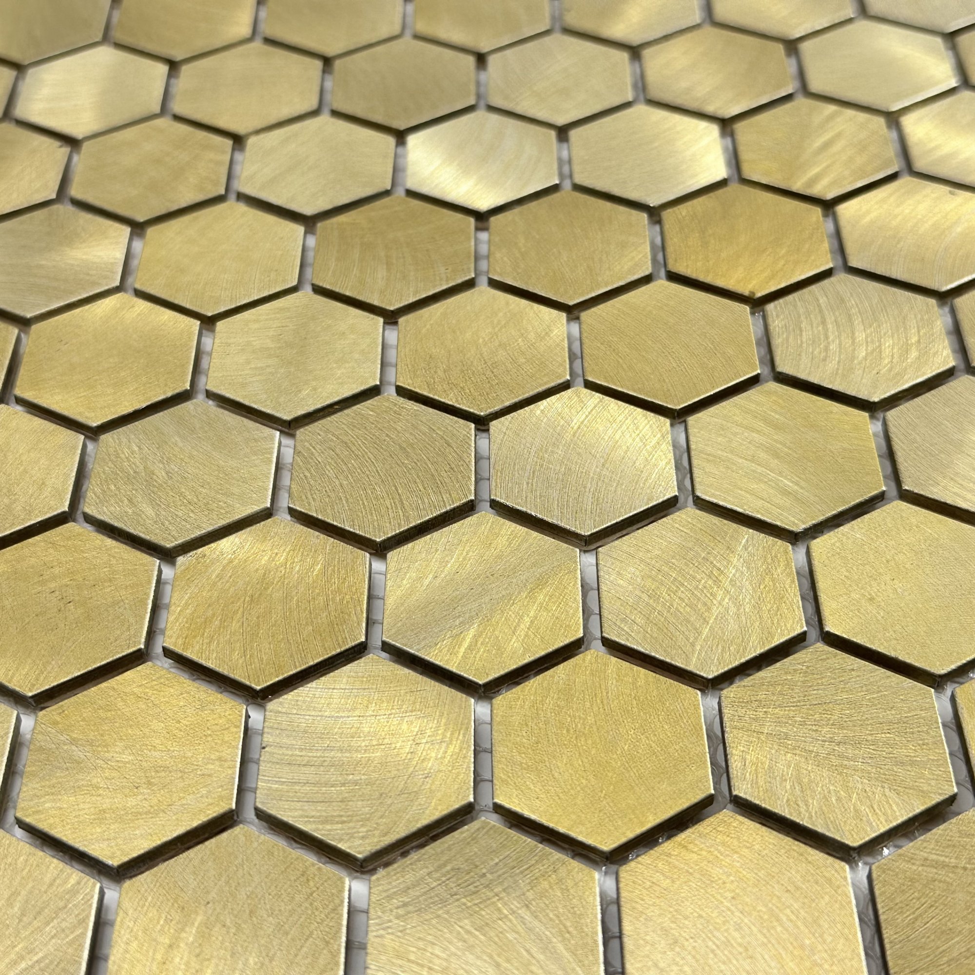 Металлическая Marble Mosaic Aluminium Мозаика Reflections 30,5х30,5 в интерьере