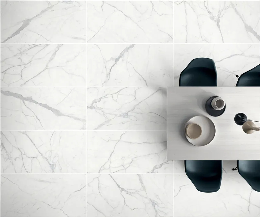 Матовый Marble Mosaic Керамогранит Calacatta Superior Mat 60х60 в интерьере