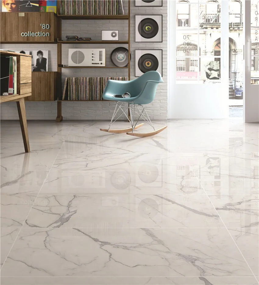 Матовый Marble Mosaic Керамогранит Calacatta Superior Mat 60х60 в интерьере