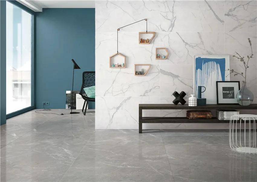 Матовый Marble Mosaic Керамогранит Calacatta Superior Mat 60х60 в интерьере
