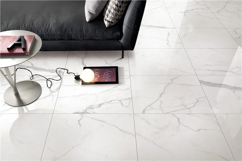 Полированный Marble Mosaic Керамогранит Calacatta Superior Pol 60х60 в интерьере