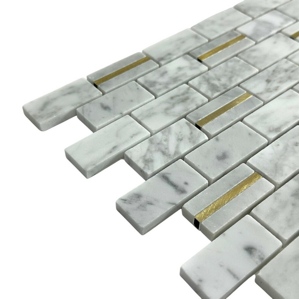 Керамическая Marble Mosaic Carpet Series Мозаика Princess 27,5х30 в интерьере