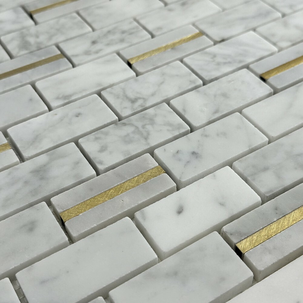 Керамическая Marble Mosaic Carpet Series Мозаика Princess 27,5х30 в интерьере