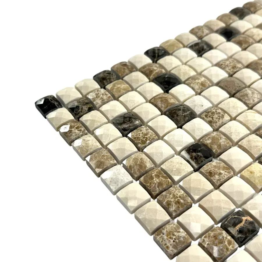 Керамическая Marble Mosaic Мозаика Diamond Mix Stone 1 Pol 30,5х30,5 в интерьере
