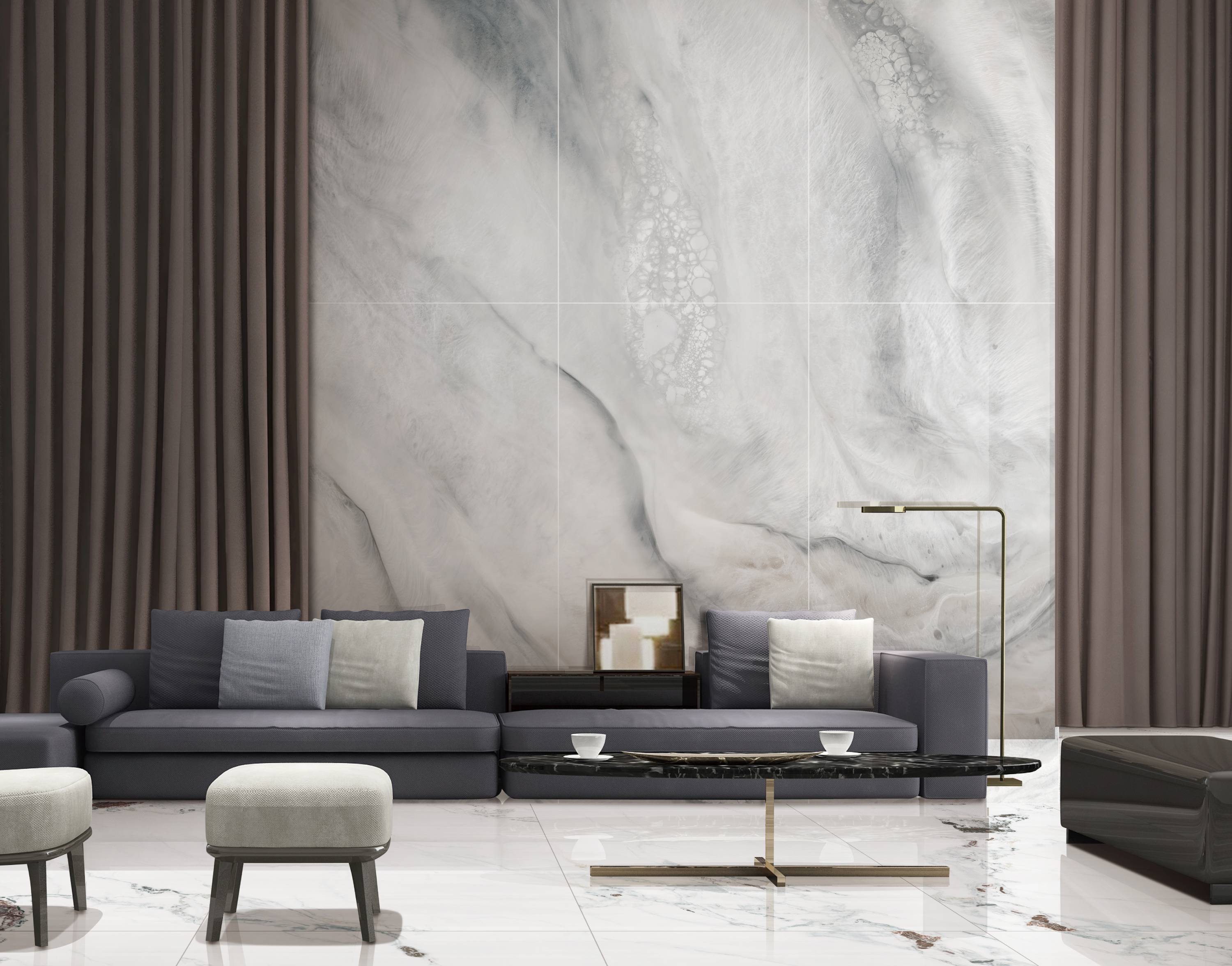 Полированный Marble Mosaic Керамогранит Fantastic Onyx Pol 90х180 в интерьере
