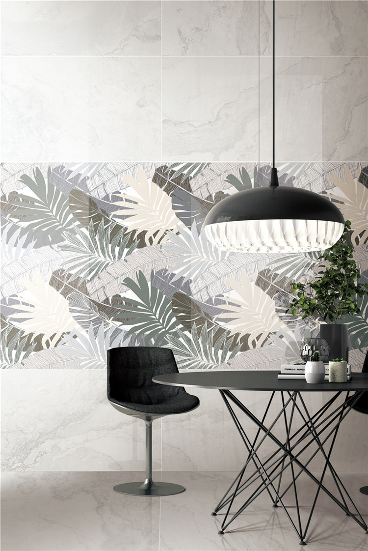Полированный Marble Mosaic Керамогранит Senine Pol Slim 60х120 в интерьере