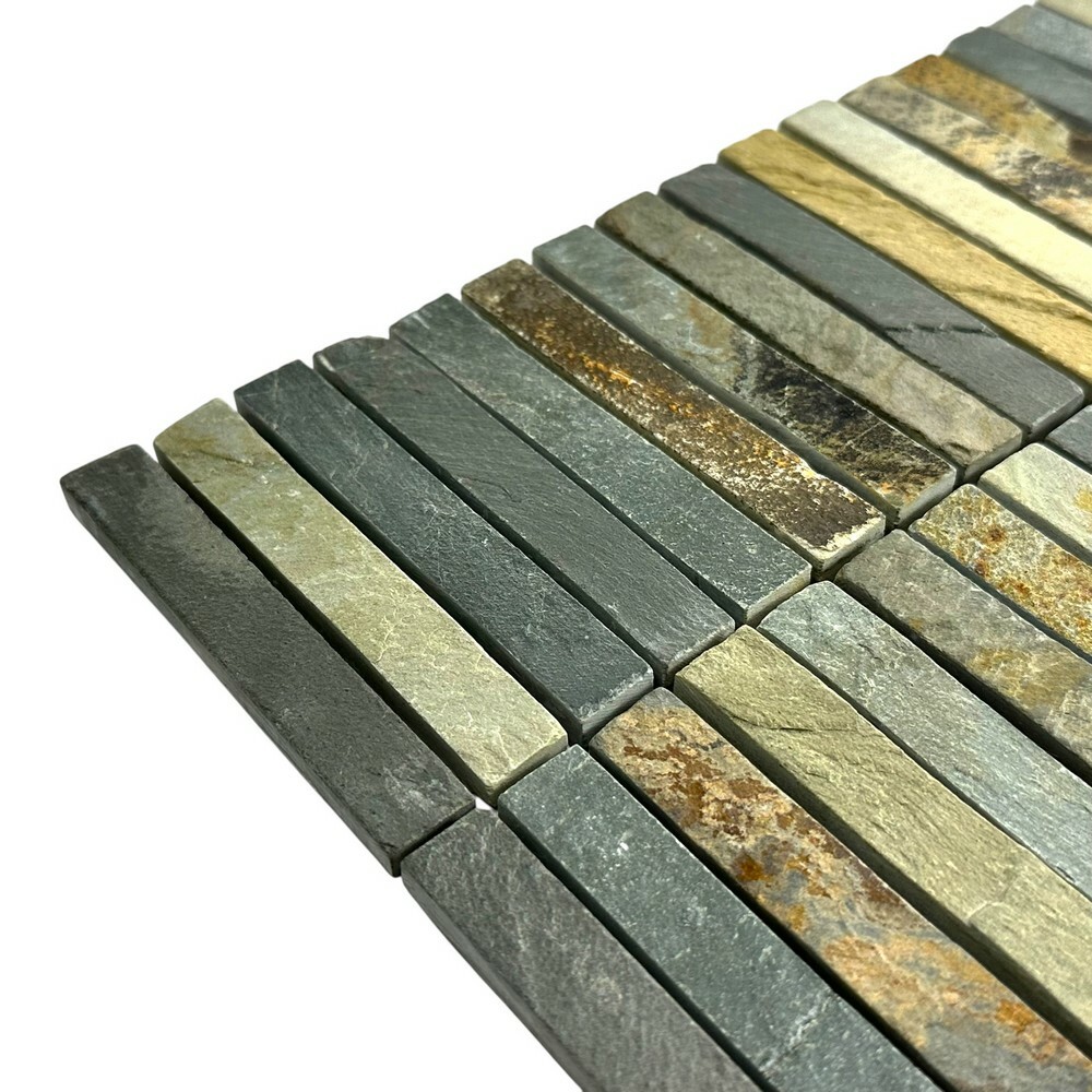 Керамическая Marble Mosaic Мозаика Slate Ginger 30х30 в интерьере