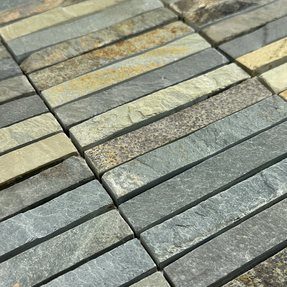Керамическая Marble Mosaic Мозаика Slate Ginger 30х30 в интерьере
