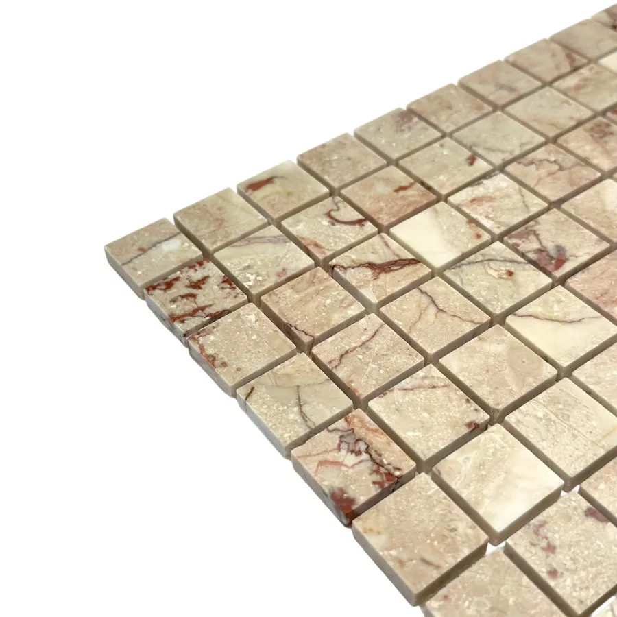 Керамическая Marble Mosaic Square 23x23 Мозаика Cream Rose Pol 30,5х30,5 в интерьере