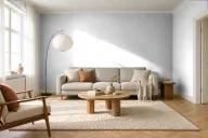 Краска PANTONE 623 C — гостиная в скандинавском стиле